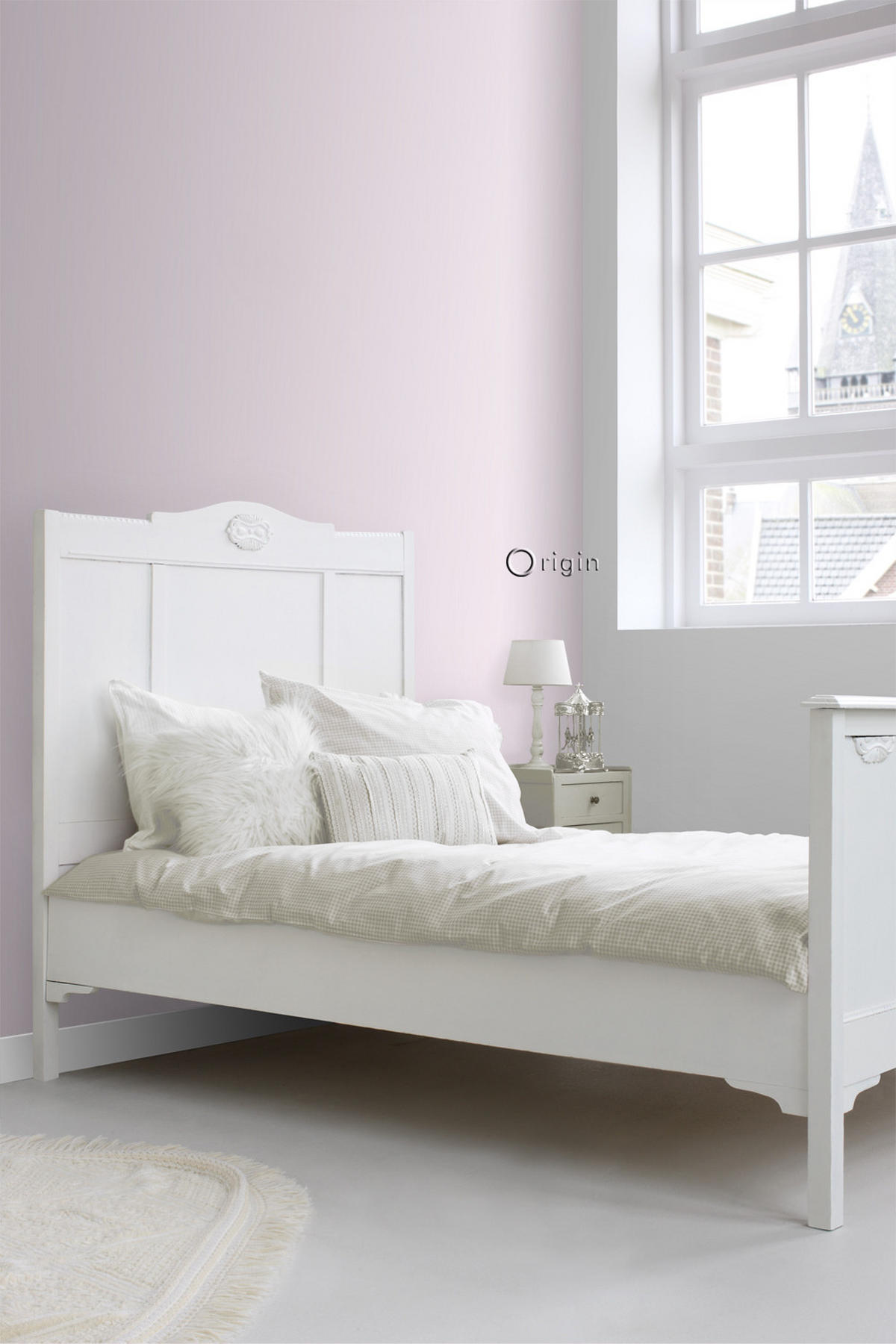 TAPETE feine Streifen 53 cm x 10.05 m - Pink, Papier (53/1000cm) - Origin Wallcoverings