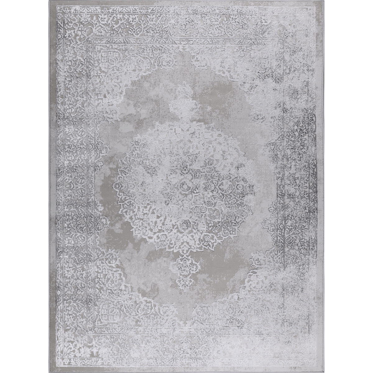 VINTAGE-TEPPICH 120x170 cm Weiß - Beige, Naturmaterialien/Textil (120/170cm) - LIVABLISS