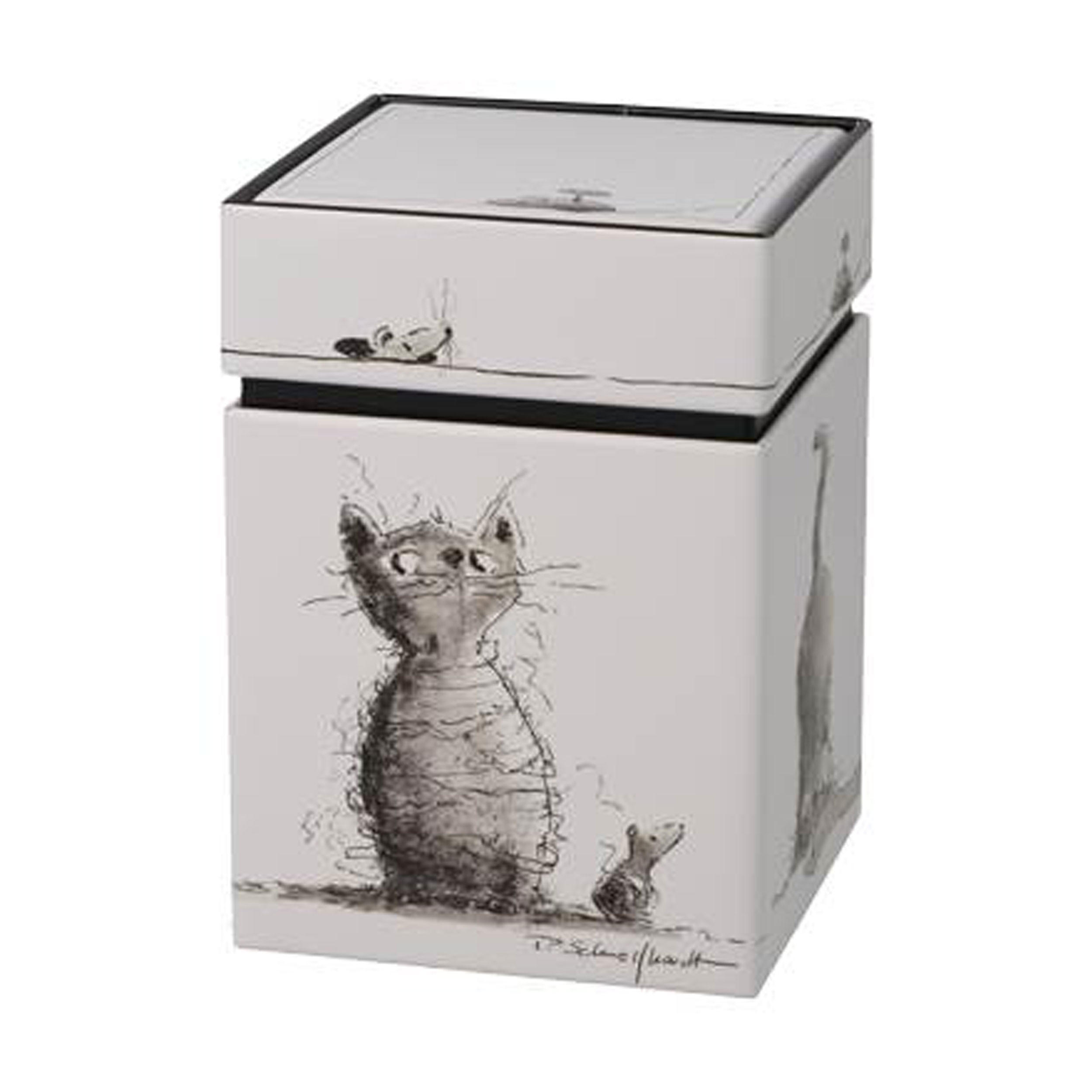 TEEDOSE Peter Schnellhardt - Katzenbande, Metall, Bunt, 600 ml - Multicolor, Metall (7.5/11/7.5cm) - Goebel