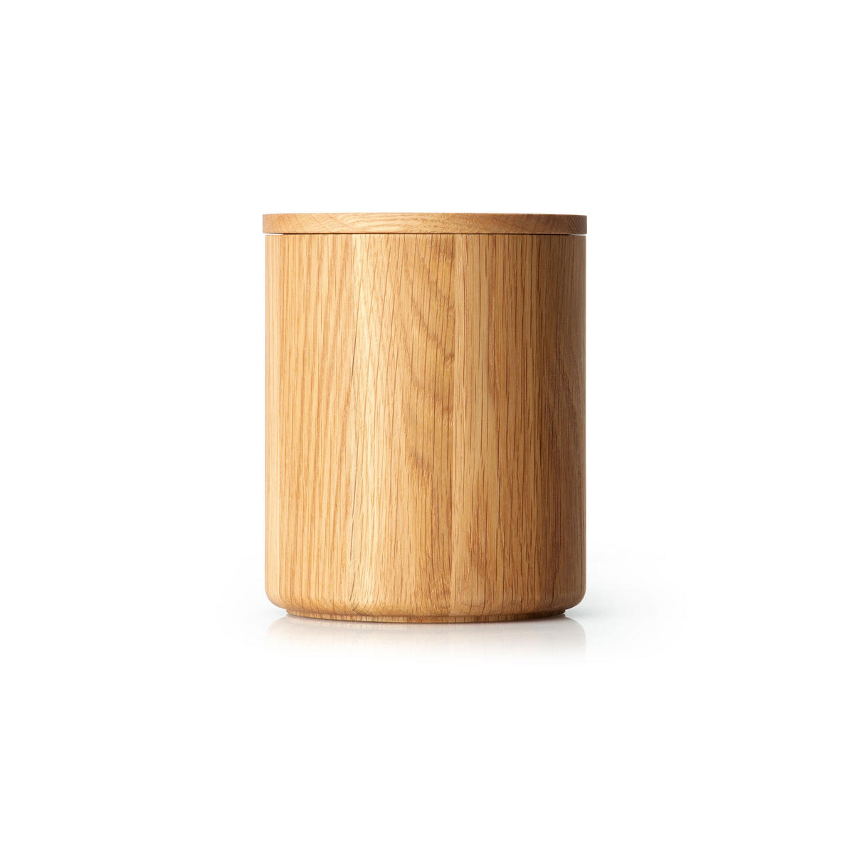 AUFBEWAHRUNGSDOSE, Eichenholz, Ø 13 x 16 cm, 4172 - Braun, Holz (15/15/15cm) - Continenta