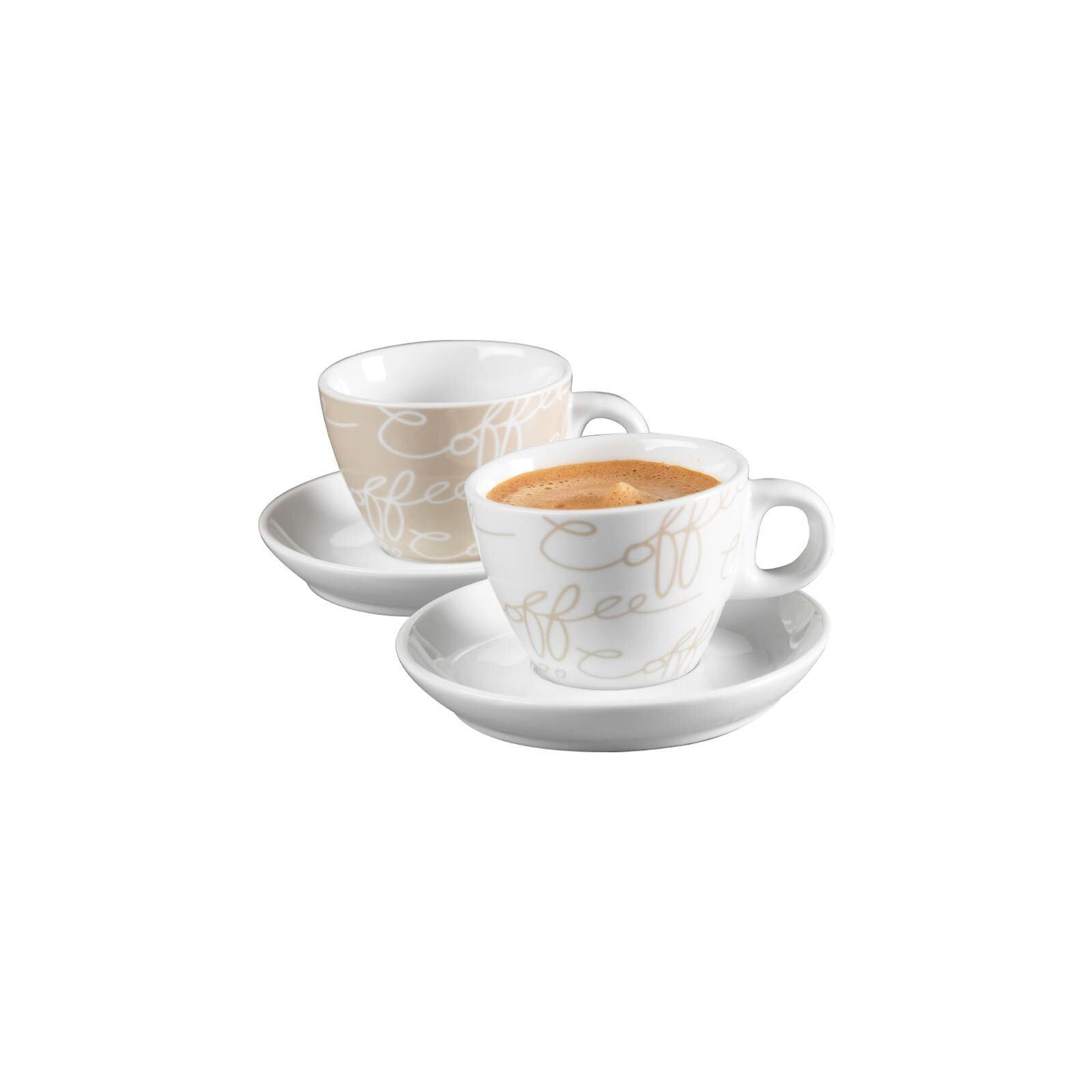 ESPRESSO-GESCHIRR Cornello bunt 4er Set - Multicolor, Keramik (0.08L) - Ritzenhoff Breker