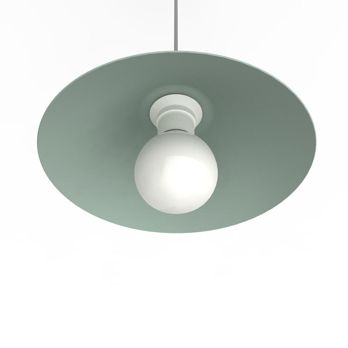 HÄNGELEUCHTE - Grün, Metall (25/25/10cm) - Lumicom