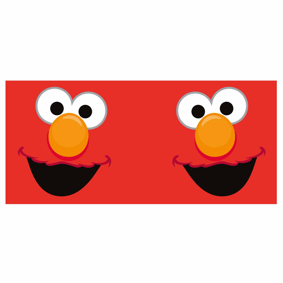 BECHER Sesamstraße Elmo Rot 320 ml - Rot, Keramik (0.32L) - United Labels