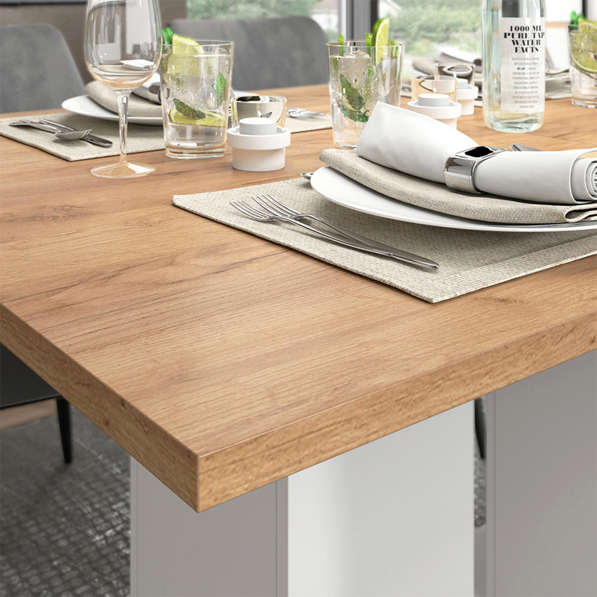 Weiß, Holzwerkstoff (90/180/76cm) - Vicco