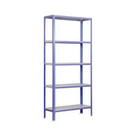 WOHNREGAL LIVING KOALA METAL mit 5 Fachböden | HxBxT 180x80x40cm | Fachlast 150kg | Lila/Weiß - Lila, Metall (80/180/40cm) - PROREGAL