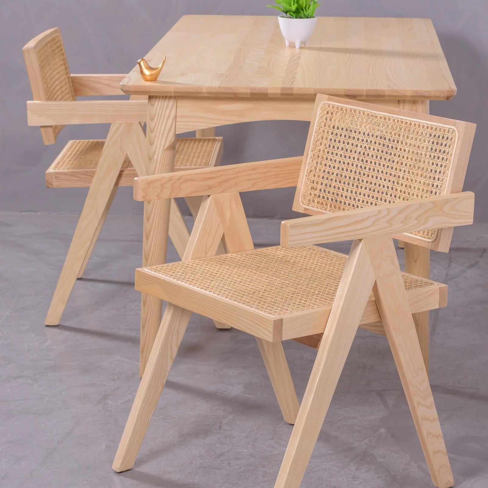 STUHL Holz Eschefarben - Eschefarben, Holz (51/77/52cm) - Nest Dream