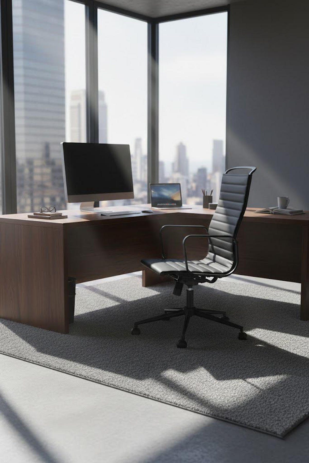 BÜROSTUHL Varox Kunstleder schwarz - Schwarz, Metall (65/120/70cm) - TPFLiving