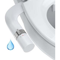 WC-BIDET-AUFSATZ, weiß,35/8/18CM - Weiß, Kunststoff (8/18/35cm)