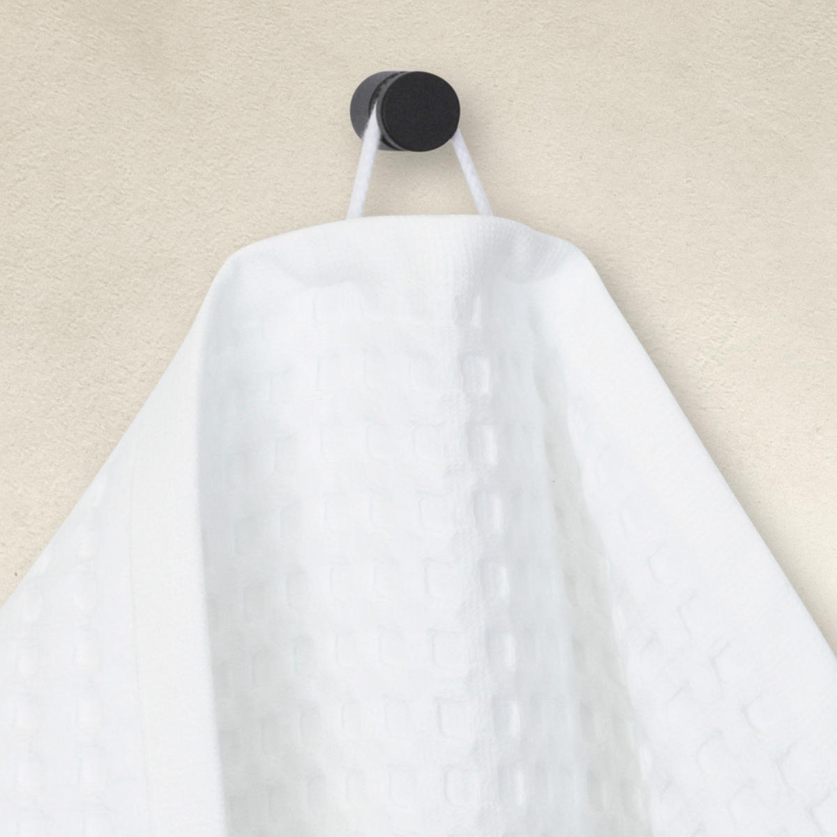 DUSCHTUCH PIQUÉE - Weiß, Textil (70/140cm) - MÖVE
