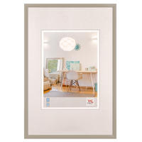 KUNSTSTOFFRAHMEN New Lifestyle Kst.Rahmen 13x18 cm grau - Grau, Kunststoff (14/19/1.4cm) - walther design
