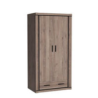 DREHTÜRENSCHRANK MALAGA 97/192/90 cm 2-türig Braun - Braun, Holzwerkstoff (97/192/90cm) - MASSENO