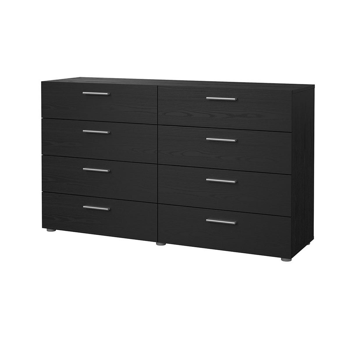KOMMODE, Pepe, Schwarz, Holzwerkstoff, 140 x 40 x 82 cm - Schwarz, Holzwerkstoff (140/82/40cm) - ebuy24
