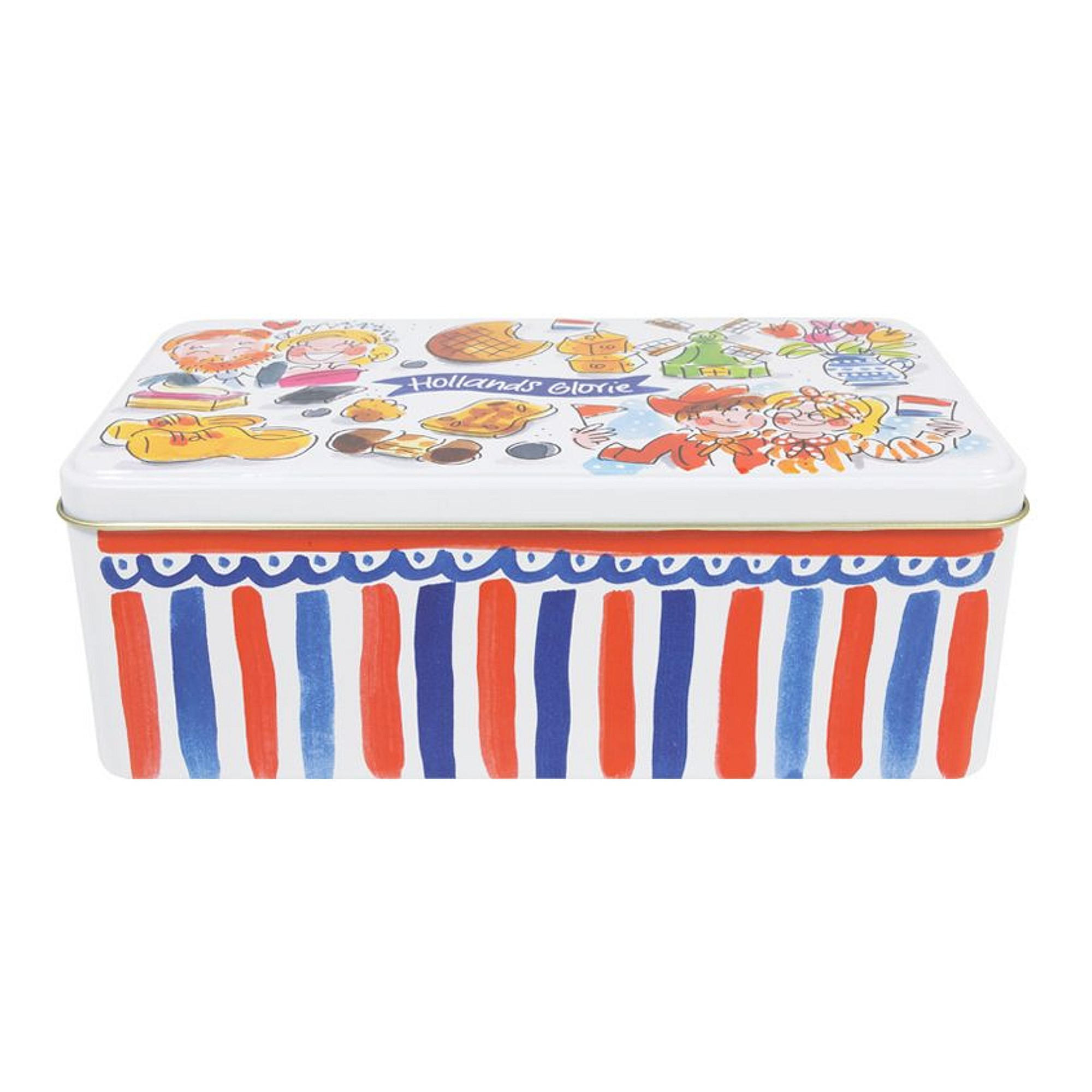 KEKSDOSE Holland in Bunt - 19,5 x 10,5 x 7cm - Multicolor, Metall (10.4/7/19.5cm) - Blond Amsterdam
