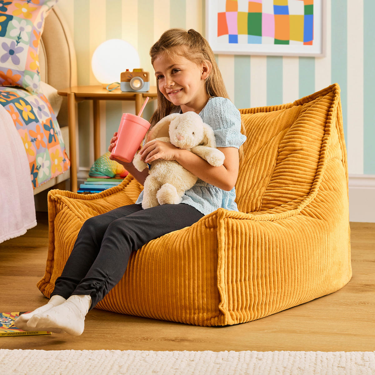 KINDERSITZSACK Sessel Alto - Gelb, Textil (67/60/67cm) - icon