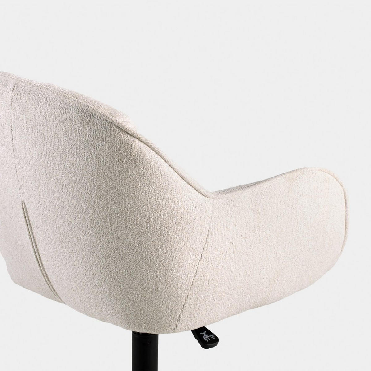 SCHREIBTISCHSTUHL Tess Beige 62 cm x 80-88 cm - Beige, Metall (62/80/60cm)