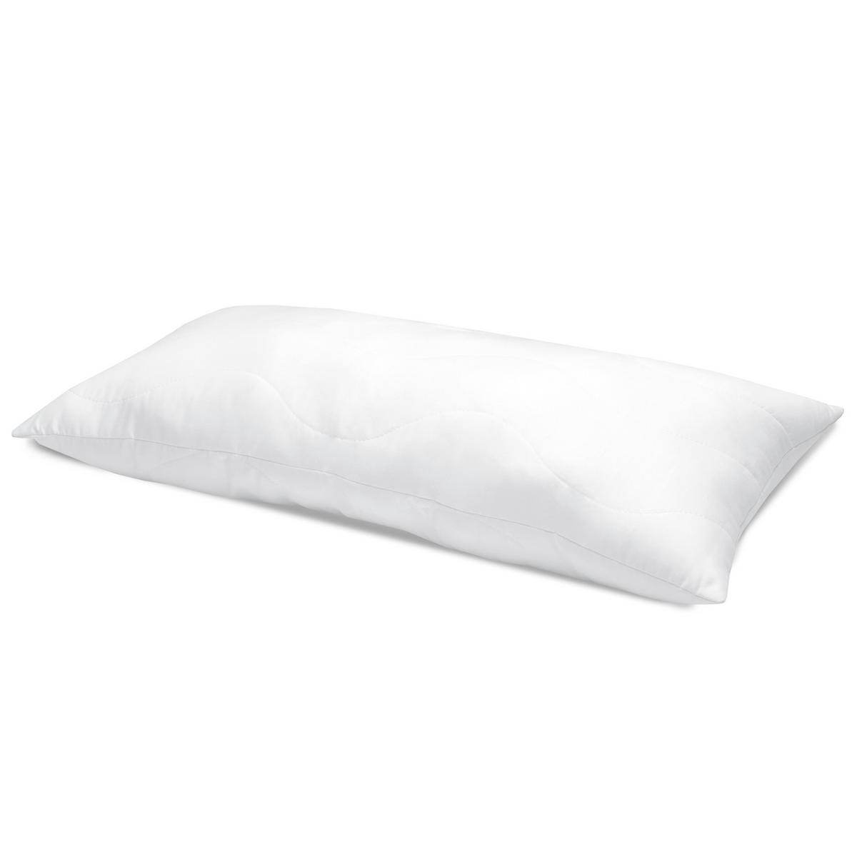 KOPFKISSEN BeauNuit NK 40/80cm - Weiß, Textil (40/80cm) - Beautissu 