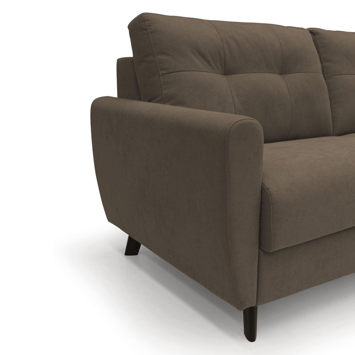 SCHLAFSOFA Callisto - Braun, Textil (188/97/96cm) - Divani.store