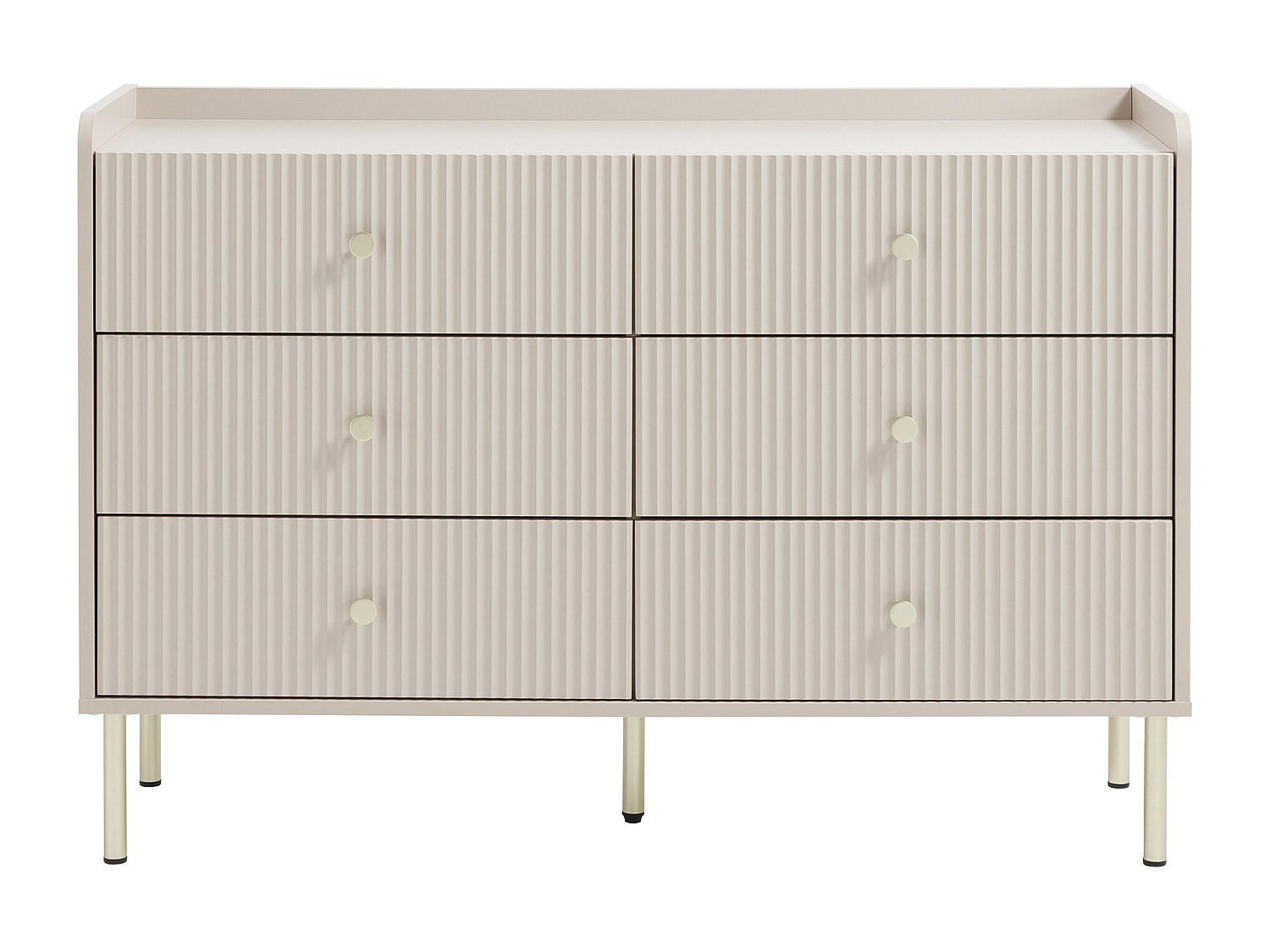 KOMMODE - 120 x 40 - holz - beige Lunaor - Beige, Holz (120/82/40cm) - Vente-Unique