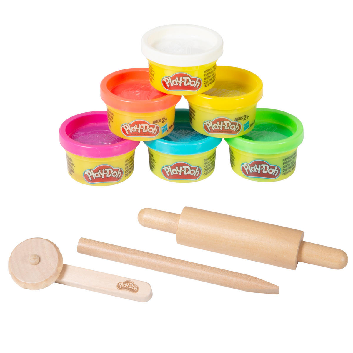 KINDERSITZGRUPPE roba x Play-Doh - Weiß, Holz (60/49/50cm) - Roba