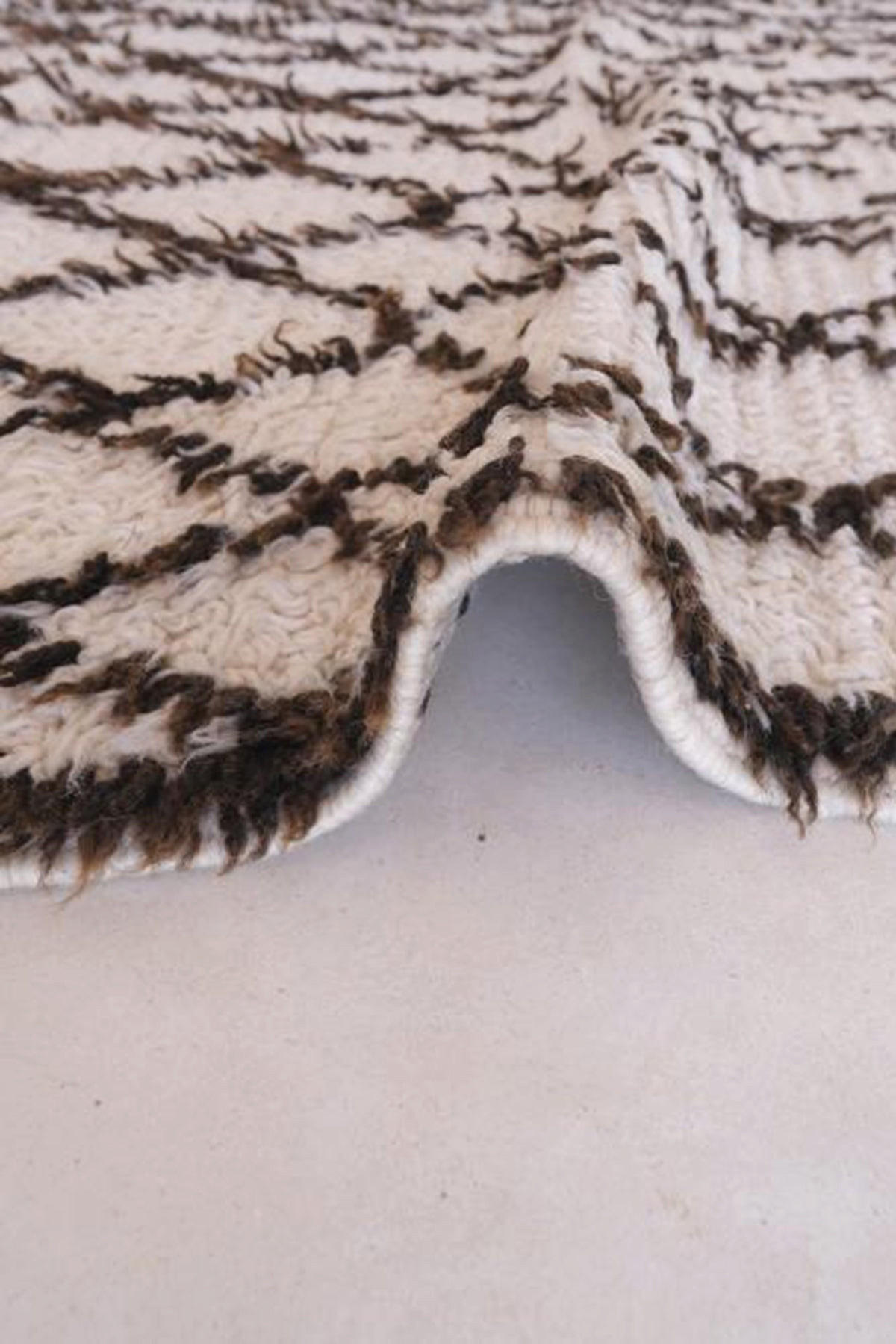 BERBERTEPPICH aus reiner Wolle 181x 320 cm - Weiß, Naturmaterialien (181/320cm) - AFK Living