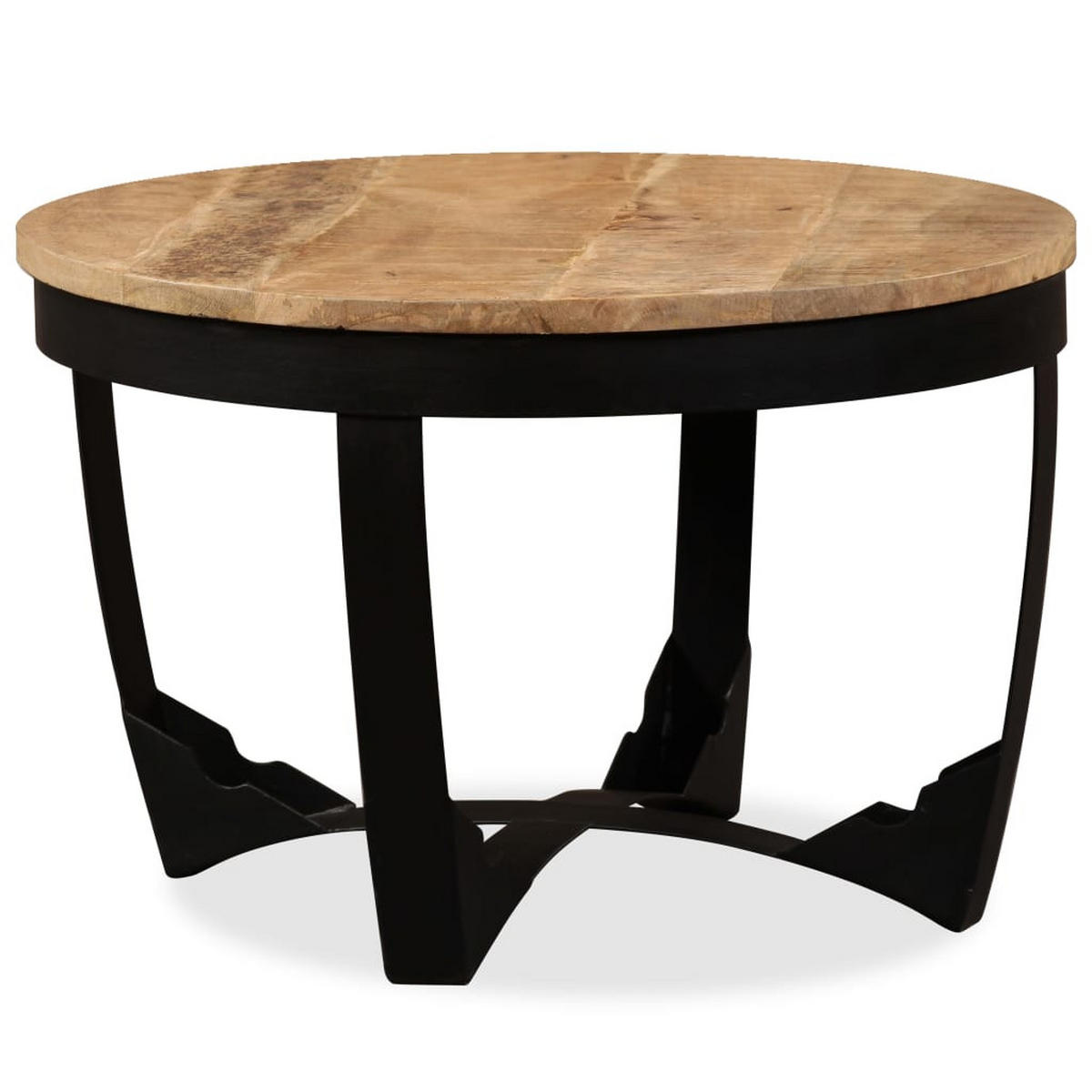 COUCHTISCH Raues Massivholz Mango 60x40 cm - Braun, Holzwerkstoff (60/60/40cm) - furnicato