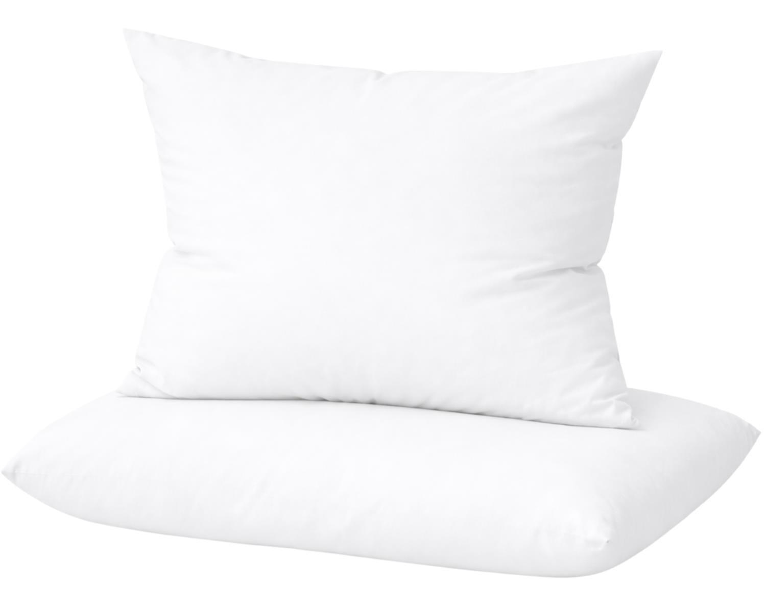 KISSENBEZUG Mako Satin 40x80 cm aus 100% Baumwolle, Kopfkissenbezug 40 x 80 im 2er Set - Weiß - Weiß, Textil (80/40cm) - Carpe Sonno