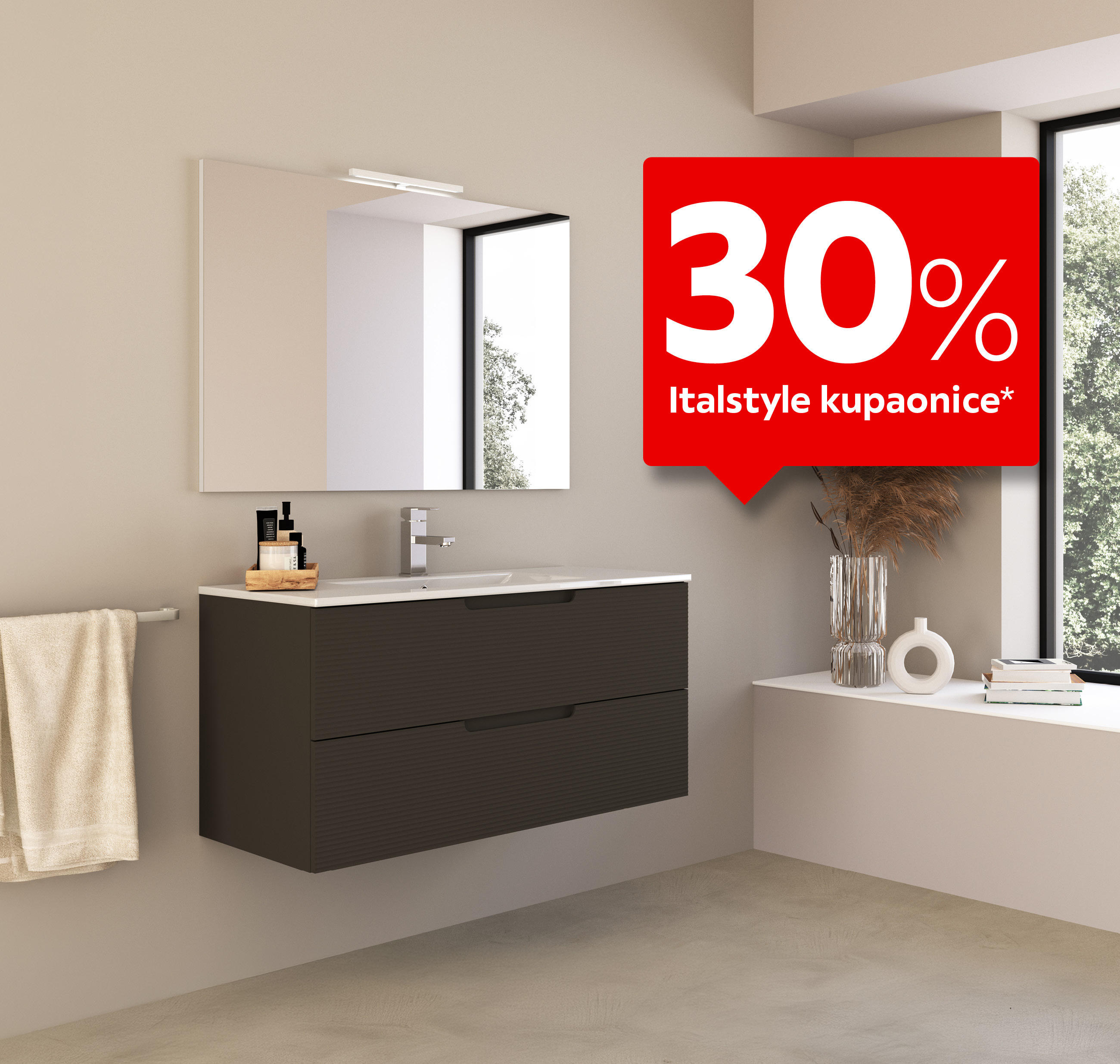 30% Italstyle kupaonice*