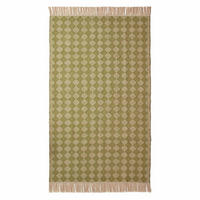 HANDWEBTEPPICH Lima geometrisch gemustert 120/170 cm - Grün, Textil (120/170cm) - Homescapes