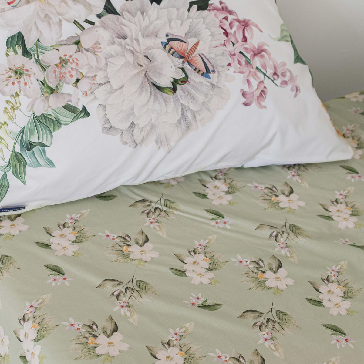 SPANNBETTTUCH azahara 140x200x32 cm mehrfarbig - Multicolor, Textil (140/200cm) - Happy Friday