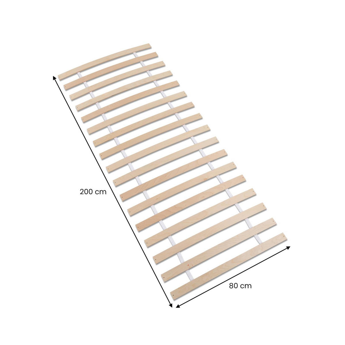 LATTENROST PASIA 80x190 cm natur - Naturfarben, Holz (80/190cm) - IDIMEX