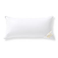 DAUNENKOPFKISSEN MARIE Entendaunen fest - Weiß, Naturmaterialien/Textil (40/80cm) - Goldmarie 
