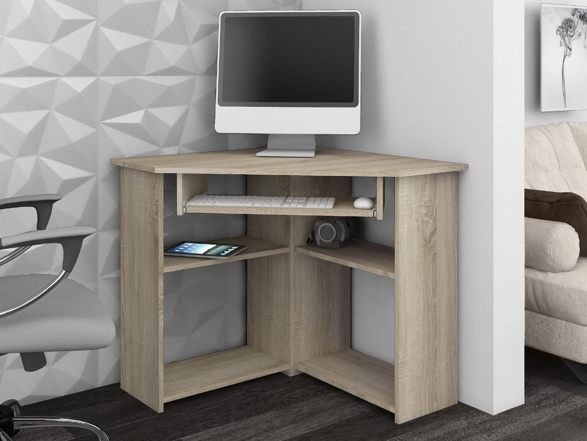 SCHREIBTISCH Eiche Sonoma 74/80/80 - Sonoma Eiche, Holzwerkstoff (80/80/74cm) - RAUMHIRSCH FURNITURE