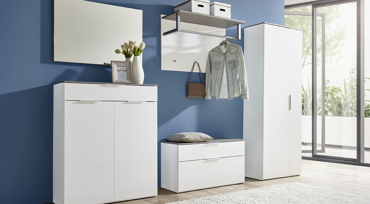 Gardeobenschrank in modern chic Stil