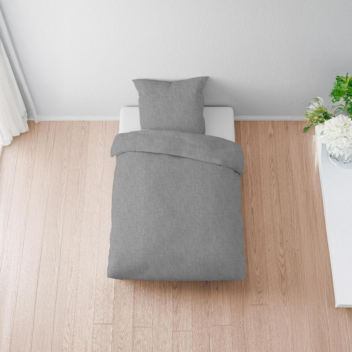 BETTWÄSCHE 135x200 cm - Weiß, Textil (135/200cm) - Sleezzz