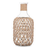 FLASCHE dekorativ - Braun, Glas (18/38/18cm) - Giftdecor