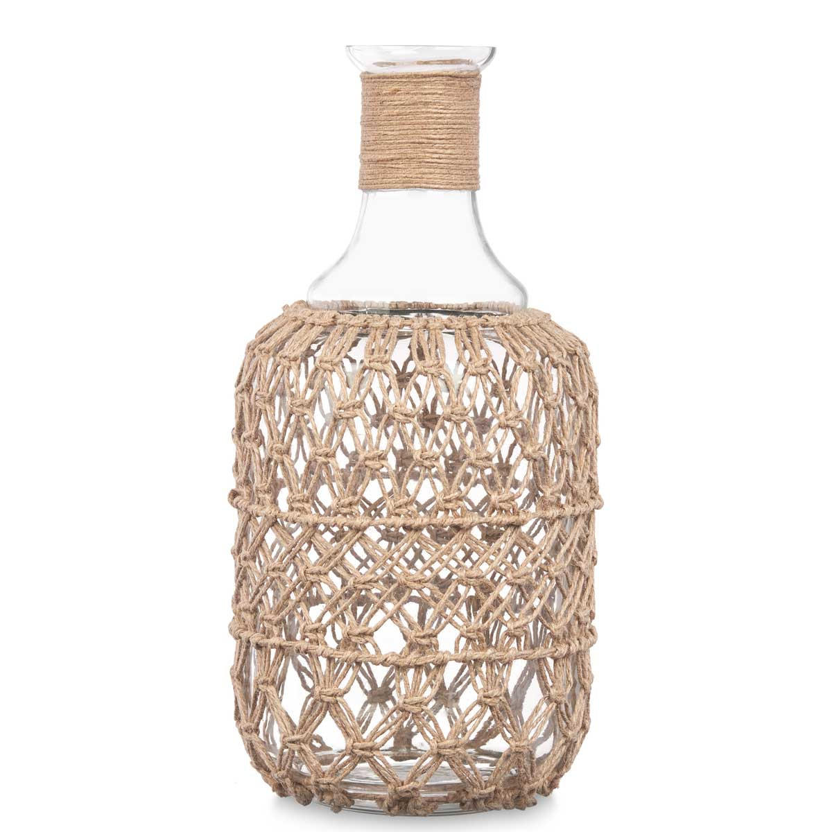 FLASCHE dekorativ - Braun, Glas (18/38/18cm) - Giftdecor