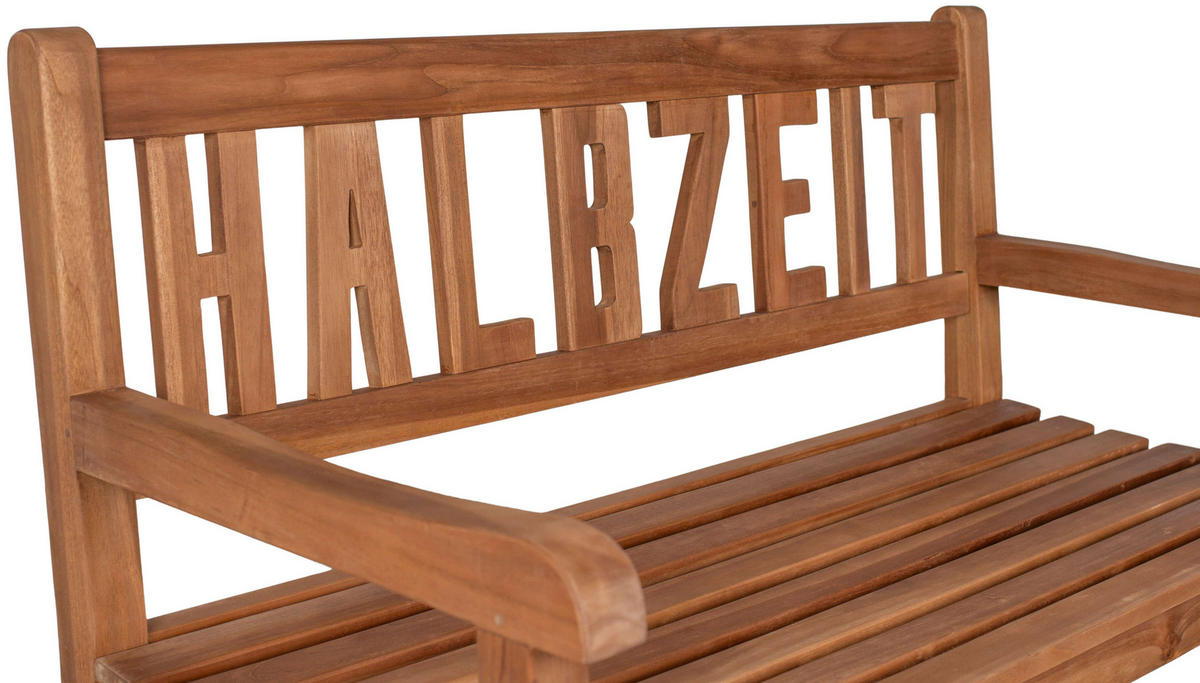 GARTENBANK Halbzeit - Naturfarben, Holz (120/94/60cm) - Mr. Deko
