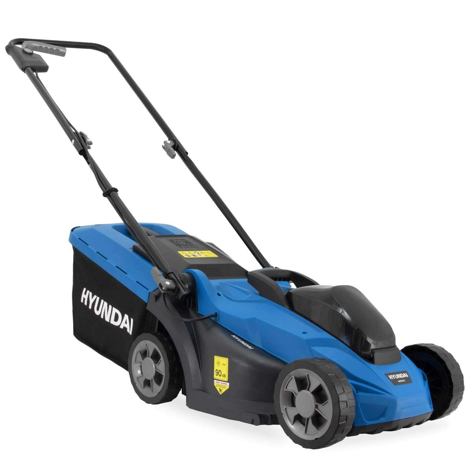 AKKU-RASENMÄHER 20V Brushless – 33 cm, ohne Akku & Ladegerät – 35L Korb - Blau, Kunststoff (38.6/101/131.5cm) - HYUNDAI
