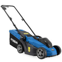 AKKU-RASENMÄHER 20V Brushless – 33 cm, ohne Akku & Ladegerät – 35L Korb - Blau, Kunststoff (38.6/101/131.5cm) - HYUNDAI