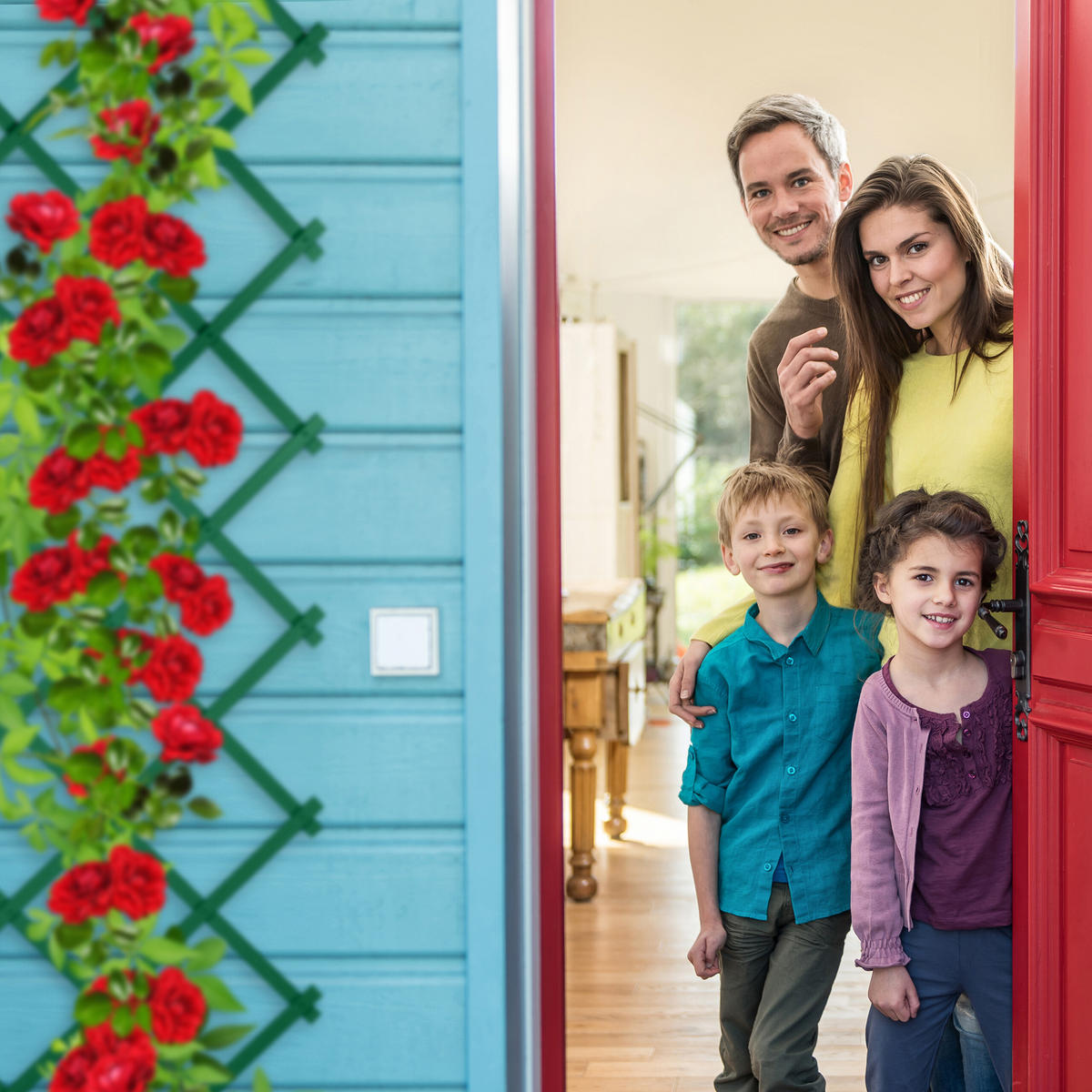 3XRANKGITTER - Grün, Kunststoff (60/180/1.5cm) - Relaxdays