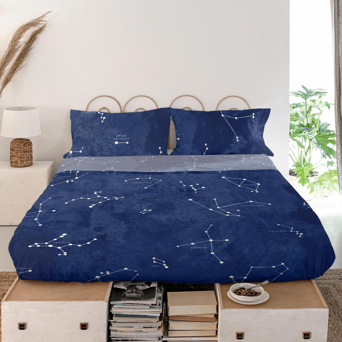 OBERLAKEN Cosmos 260x270 cm (Übergrösse) - Multicolor, Textil (260/270cm) - Happy Friday