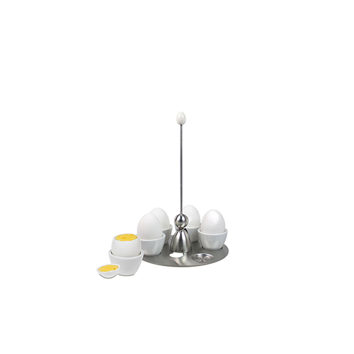 EIERBECHERTABLETT Miro Clack, 7-tlg. - Multicolor, Metall (7/20.5/22cm) - Take2