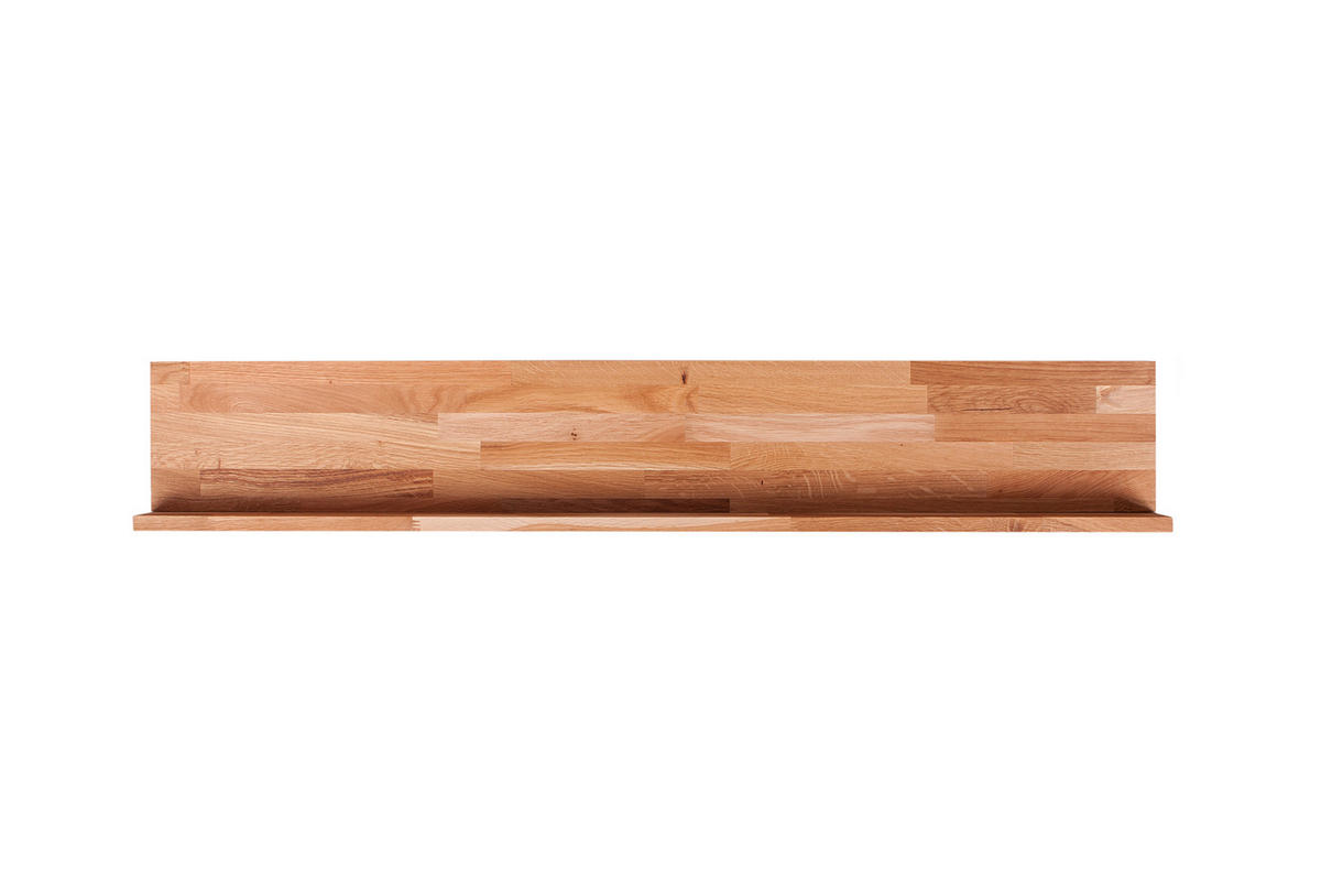 WANDBOARD Heidi geölt Eiche Eichenbraun 8x100x20cm - Eichefarben, Holz (100/8/20cm) - DELUKE