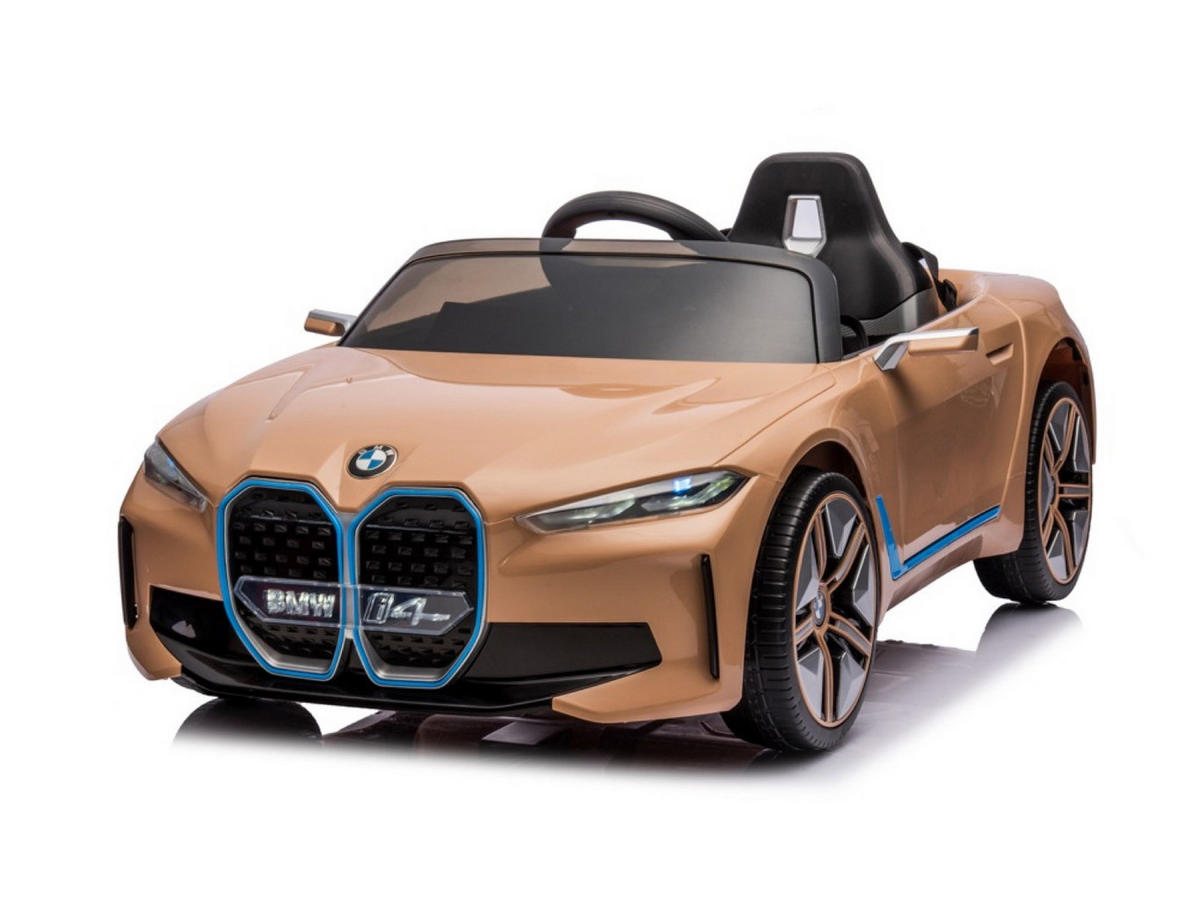 KINDER ELEKTROAUTO BMW i4 bronze - Bronzefarben, Kunststoff (115/67/54cm) - TPFLiving