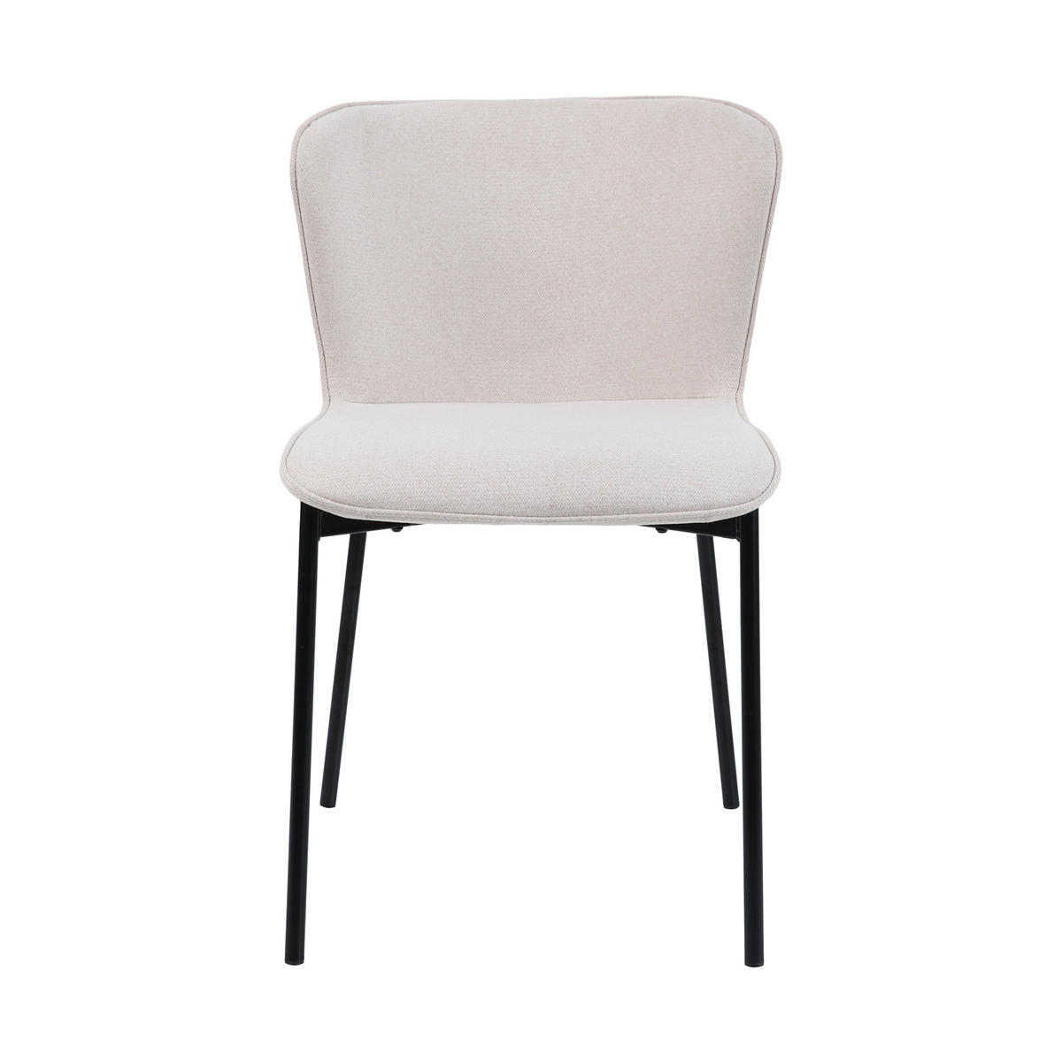 ESSZIMMERSTUHL MARY 2er Set - Beige, Textil (50/81/50cm) - SVITA
