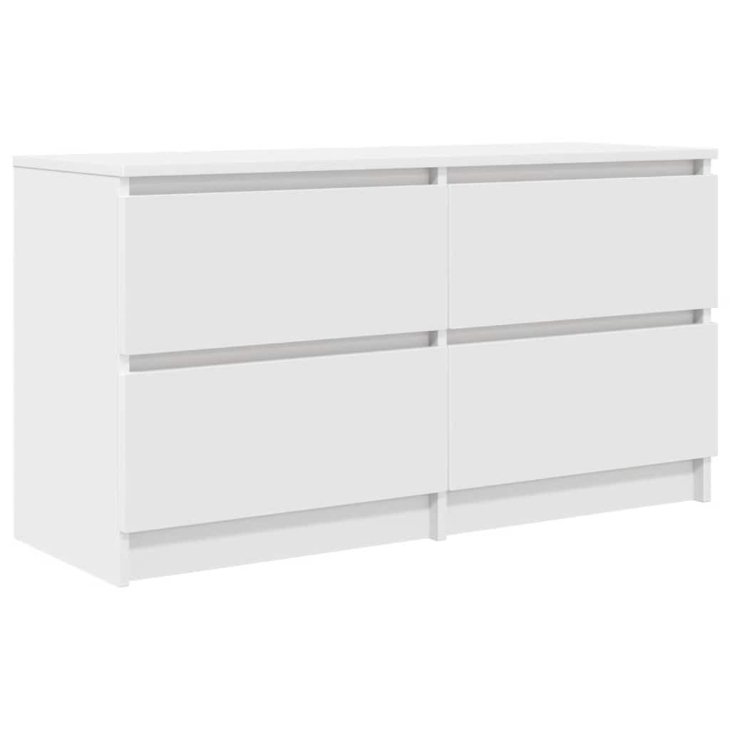 TV-SCHRANK Weiss 100/35/54 Cm Holzwerkstoff - Weiß, Holzwerkstoff (35/54/100cm) - vidaXL