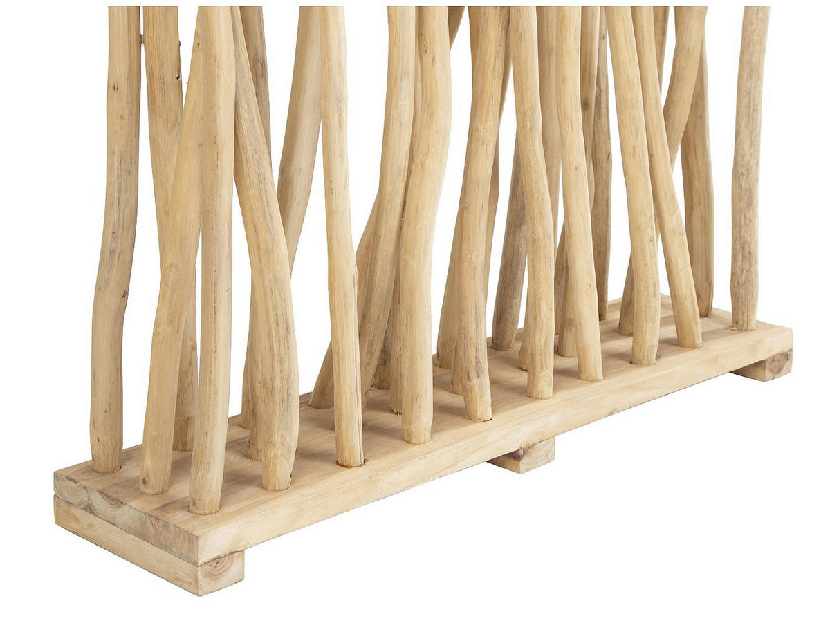 PARAVENT - 100 cm x 25 cm - holz - naturfarben hell Gayana - Naturfarben, Holz (100/180/25cm) - Vente-Unique