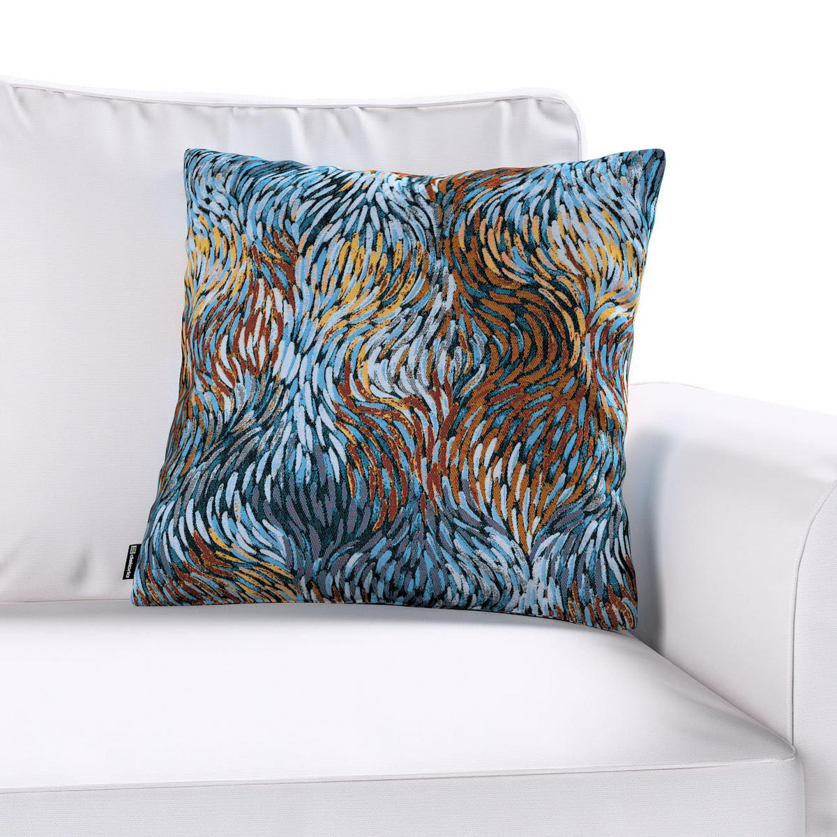 KISSENHÜLLE Intenso blau, 43x43 cm - Blau, Textil (43/43cm) - Dekoria