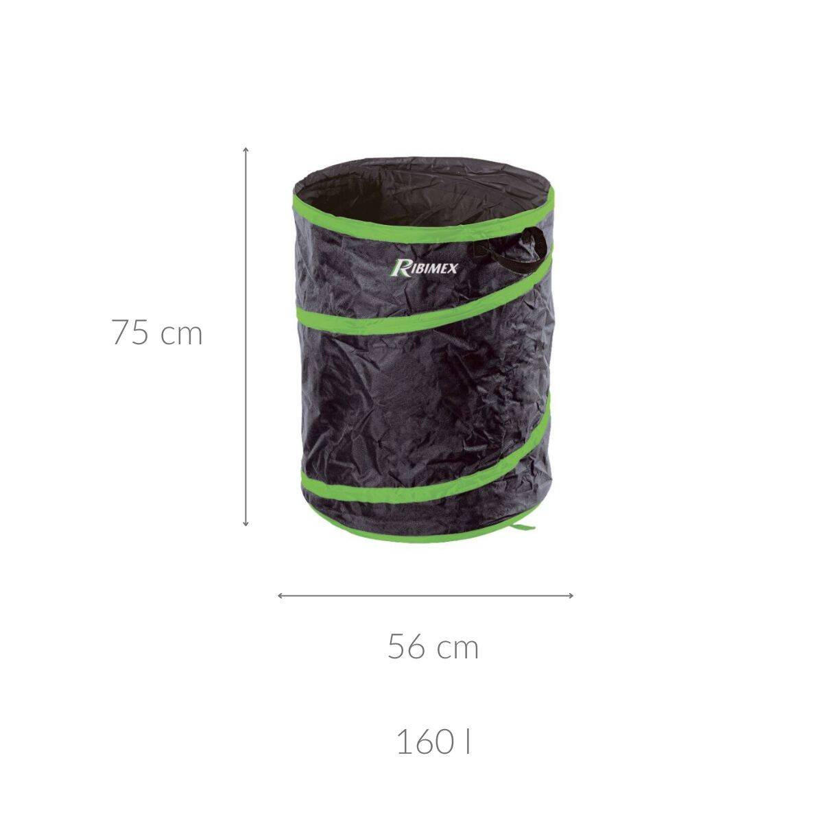 LAUBSACK Ribimex - Anthrazit, Kunststoff (56/75/56cm)