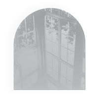 GLASPLATTE für Kamin 80x70 cm - Grau, Glas (80/70/0.4cm) - TULUP